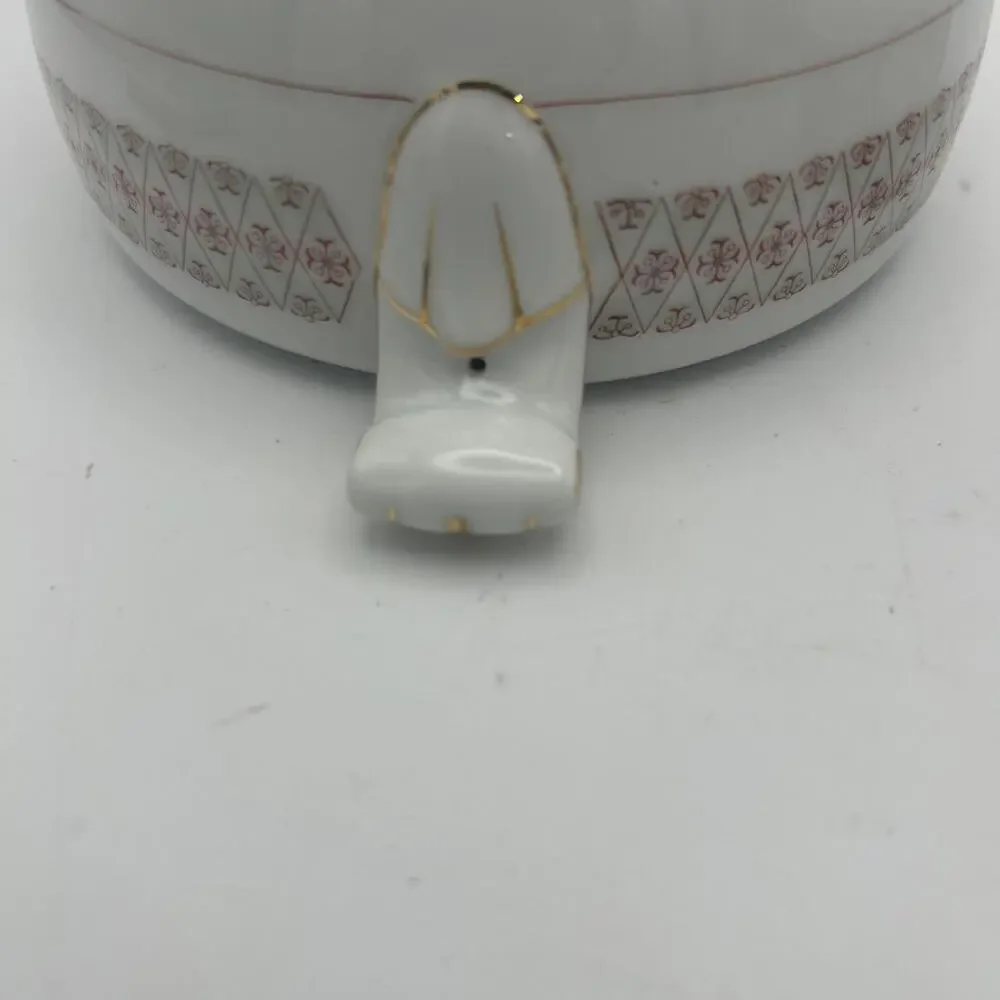 Narumi Fine Bone China. Sugar And Creamer Set. Rose Motif. 1950s